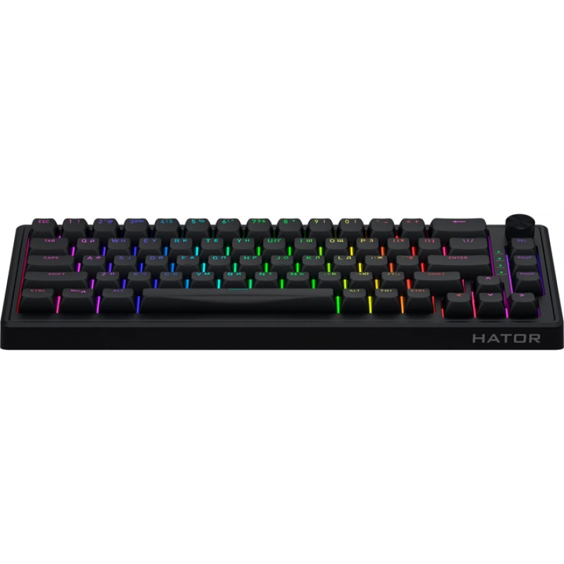 Клавіатура механічна HATOR Skyfall 65 (HTK1160UA) black-black, HATOR Sterling speed switches