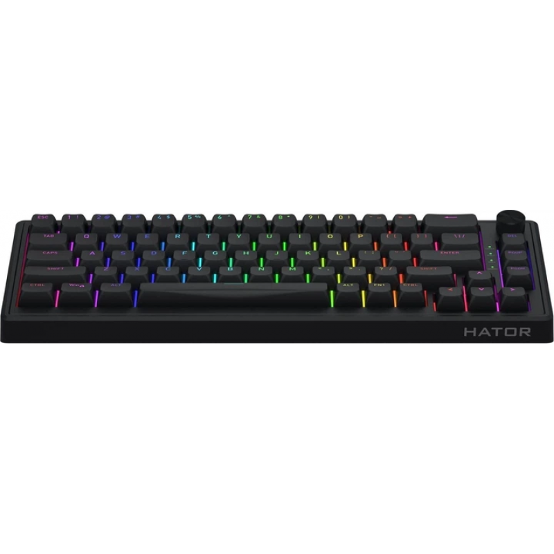 Клавіатура механічна HATOR Skyfall 65 (HTK1160) black-black, HATOR Sterling speed switches, US