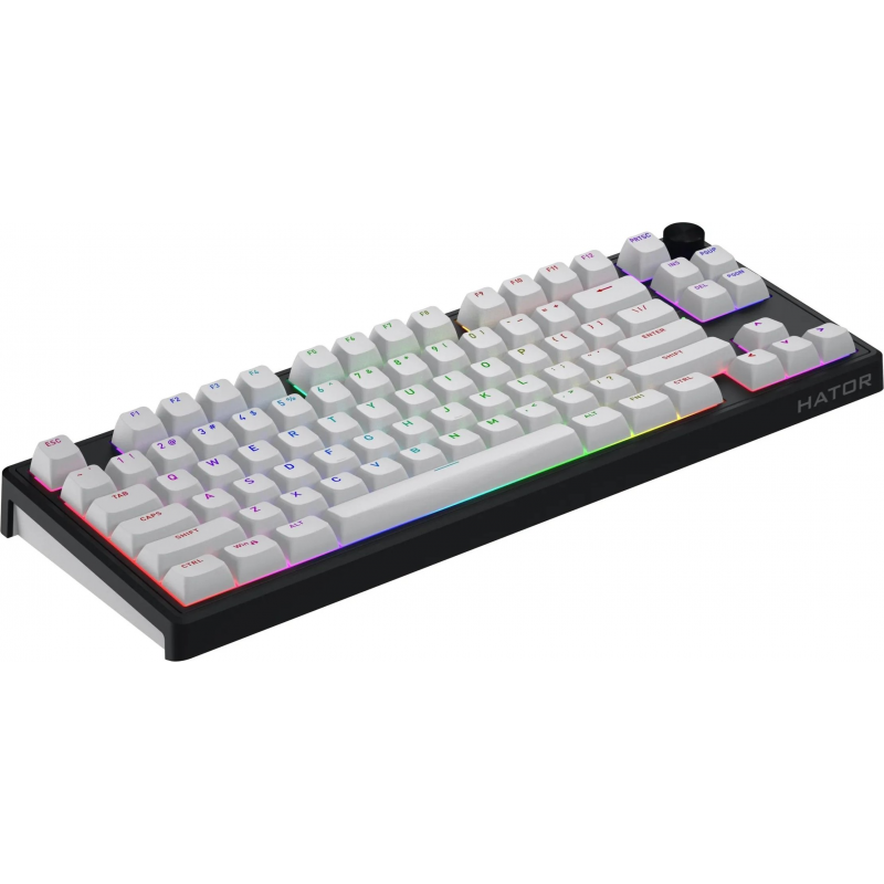 Клавіатура механічна HATOR Skyfall 80 wireless (HTK3180) black-white, US layout