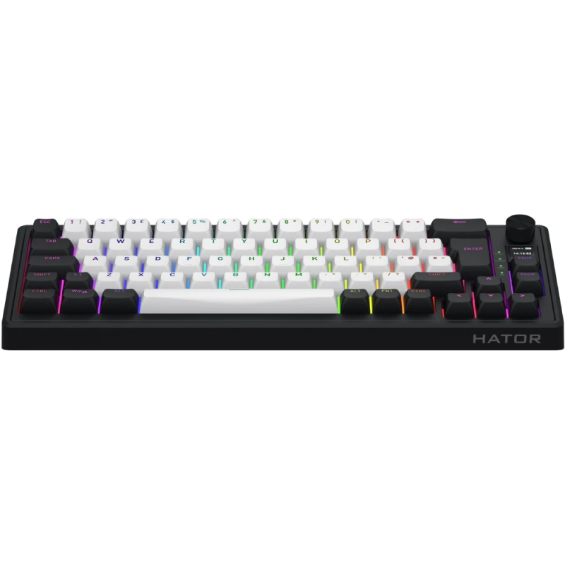 Клавіатура магнітна HATOR Skyfall 65 MAG ULTIMA 8K wireless (HTK3860EU) black-white