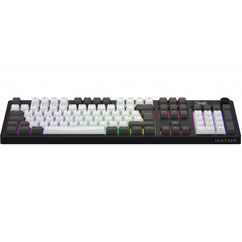 Клавіатура механічна HATOR Skyfall 100 PRO wireless (HTK4100EU) grey-black, UK-ISO, silent switches