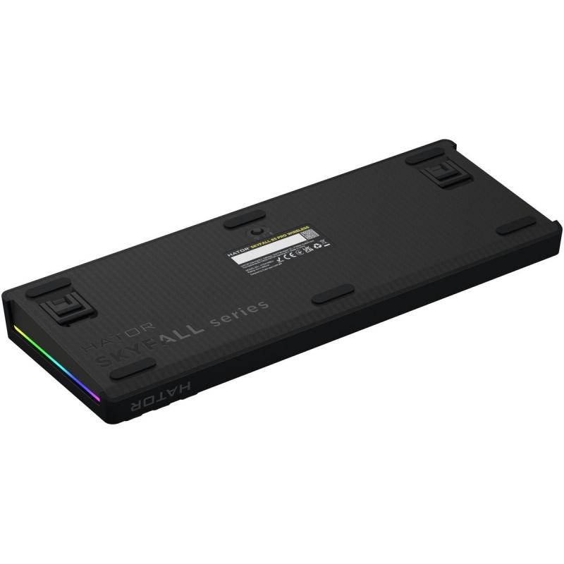 Клавіатура механічна HATOR Skyfall 65 PRO wireless (HTK4160EU) grey-black, UK-ISO, silent switches