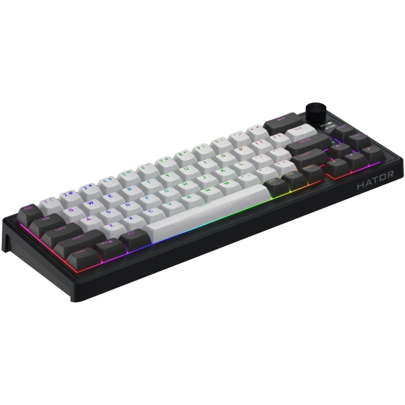 Клавіатура механічна HATOR Skyfall 65 PRO wireless (HTK4160) grey-black, US, silent switches