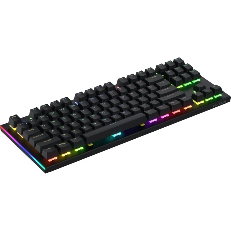 Клавіатура механічна HATOR Gravity X TKL orange (HTK550) black, US Layout