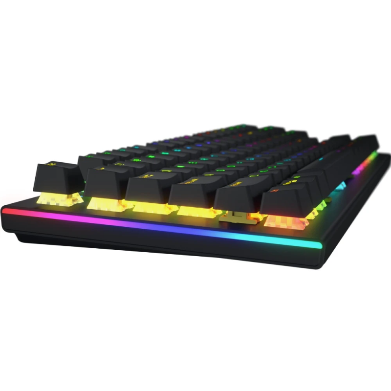 Клавіатура механічна HATOR Gravity X TKL orange (HTK550) black, US Layout