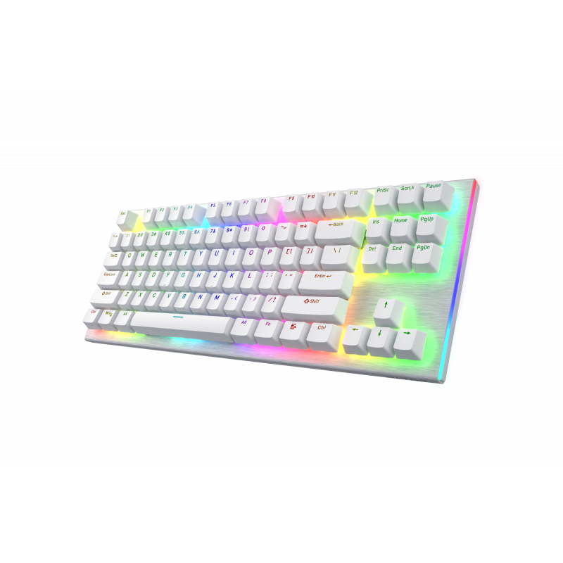 Клавіатура механічна HATOR Gravity X TKL orange (HTK551) white, US Layout