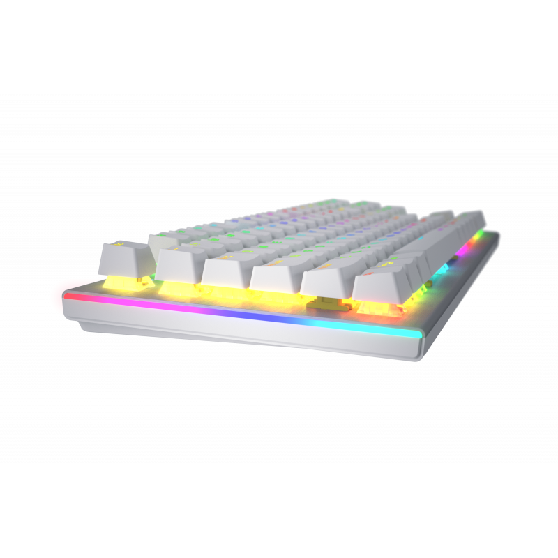 Клавіатура механічна HATOR Gravity X TKL orange (HTK551) white, US Layout