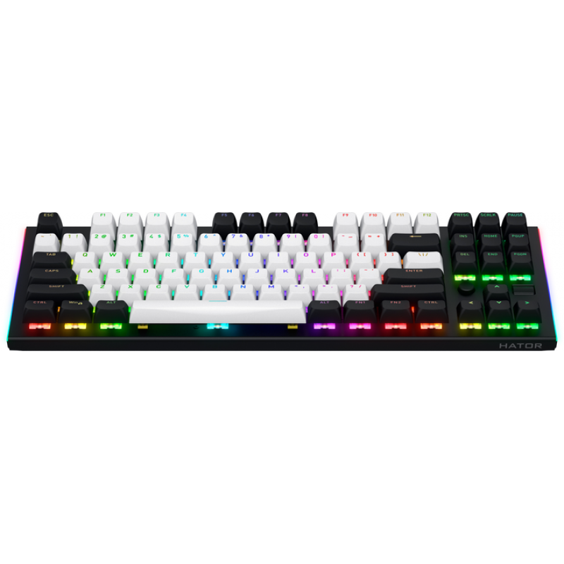 Клавіатура механічна HATOR Gravity TKL orange (HTK560) black, US layout
