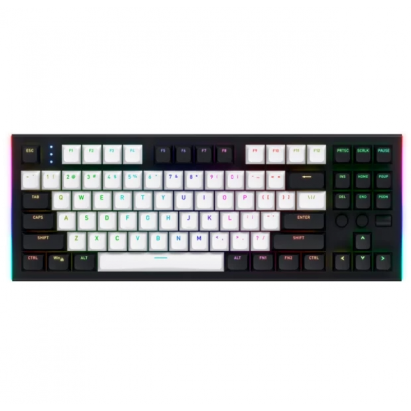 Клавіатура механічна HATOR Gravity TKL orange (HTK560) black, US layout