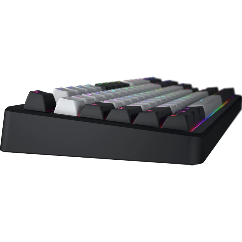 Клавіатура механічна HATOR Rockfall 3 Mecha TKL wireless orange (HTK850EU) black, UK-ISO, QMK/VIA