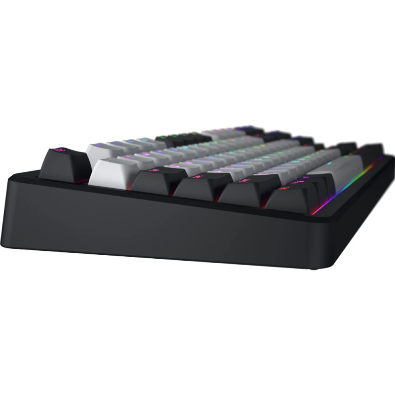 Клавіатура механічна HATOR Rockfall 3 Mecha TKL wireless orange (HTK850) black, US layout, QMK/VIA
