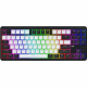 Клавіатура механічна HATOR Rockfall 3 Mecha TKL wireless orange (HTK850) black, US layout, QMK/VIA
