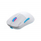 Мишка бездротова Hator Quasar 2 Pro Wireless White/Cyan (HTM561WC)