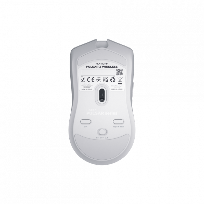 Ігрова миша HATOR Pulsar 3 wireless (HTM631) white