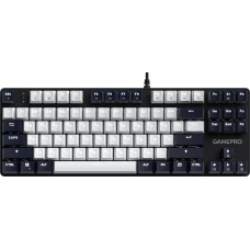 Дротова механічна клавіатура GamePro Genesis Metallic (MK110B) 87% Red switches