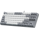 Дротова механічна клавіатура GamePro Genesis Metallic (MK110G) 87% Red switches