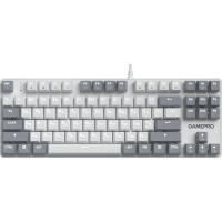 Дротова механічна клавіатура GamePro Genesis Metallic (MK110W) 87% Red switches