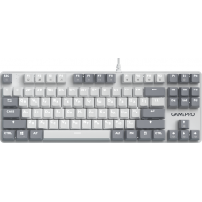 Дротова механічна клавіатура GamePro Genesis Metallic (MK110W) 87% Red switches