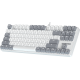 Дротова механічна клавіатура GamePro Genesis Metallic (MK110W) 87% Red switches