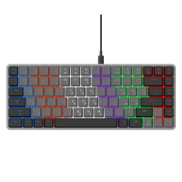 Проводная механическая клавиатура GamePro MK140R Red Switch Low Profile Dark Gray