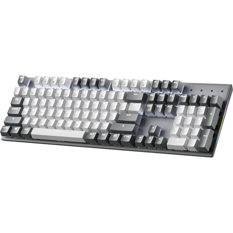 Дротова механічна клавіатура GamePro Genesis Metallic (MK144G) 100% Red switches