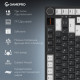 Беспроводная механическая клавиатура GamePro Asgard Valhalla Pro (MK160B-D-Pro) 75% Rainy switches