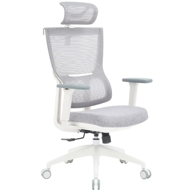 Крісло офісне OfficePro Elegant OC600-W-LG-LG