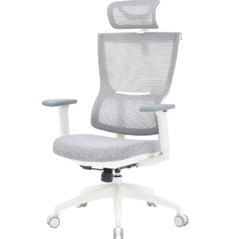 Крісло офісне OfficePro Elegant OC600-W-LG-LG