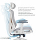 Офисное кресло Officepro Atlas OC630-W-LG-LG