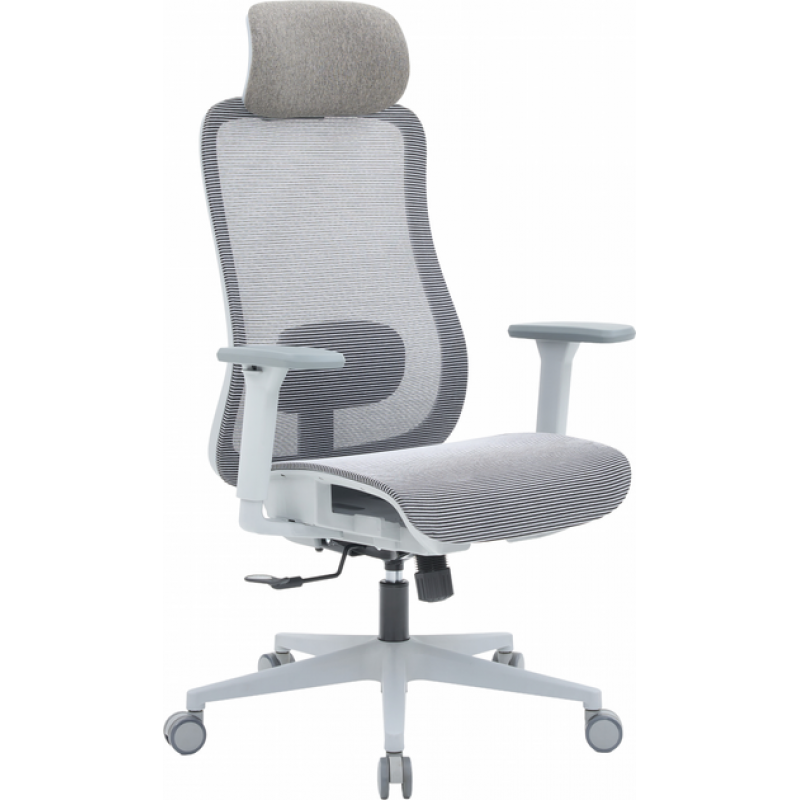 Крісло офісне OfficePro Wave OC670-G-G-G