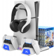 Подставка для Sony PlayStation 5 Slim с зарядкой для геймпадов DualSense iPega PG-P5S023
