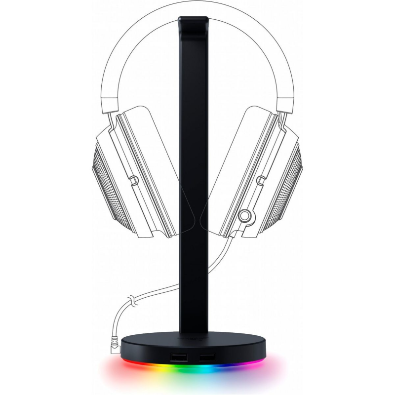 Підставка для навушників Razer Base Station V2 Chroma (RC21-01510100-R3M1)
