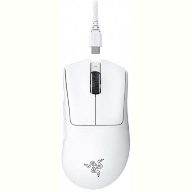 Миша RAZER DeathAdder V3 PRO Wireless, white (RZ01-04630200-R3G1)