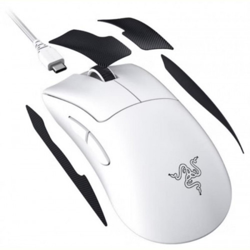 Миша RAZER DeathAdder V3 PRO Wireless, white (RZ01-04630200-R3G1)