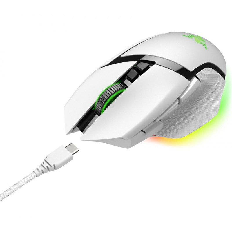 Миша RAZER Basilisk V3 PRO Wireless, 35K, white (RZ01-05240200-R3G1)