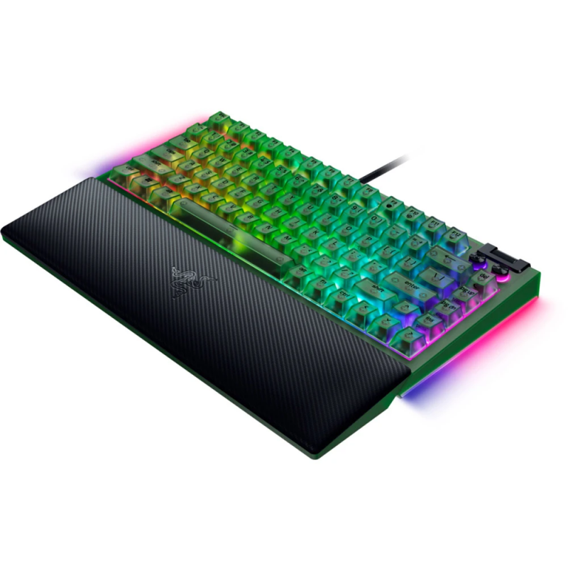Клавіатура механічна RAZER BlackWidow V4 75%, Phantom Green (RZ03-05003300-R3M1)