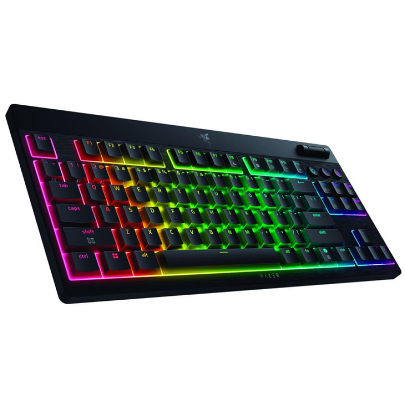 Клавіатура механічна RAZER BlackWidow V4 Low-Profile, TKL, Yellow switch (RZ03-05450100-R3M1)