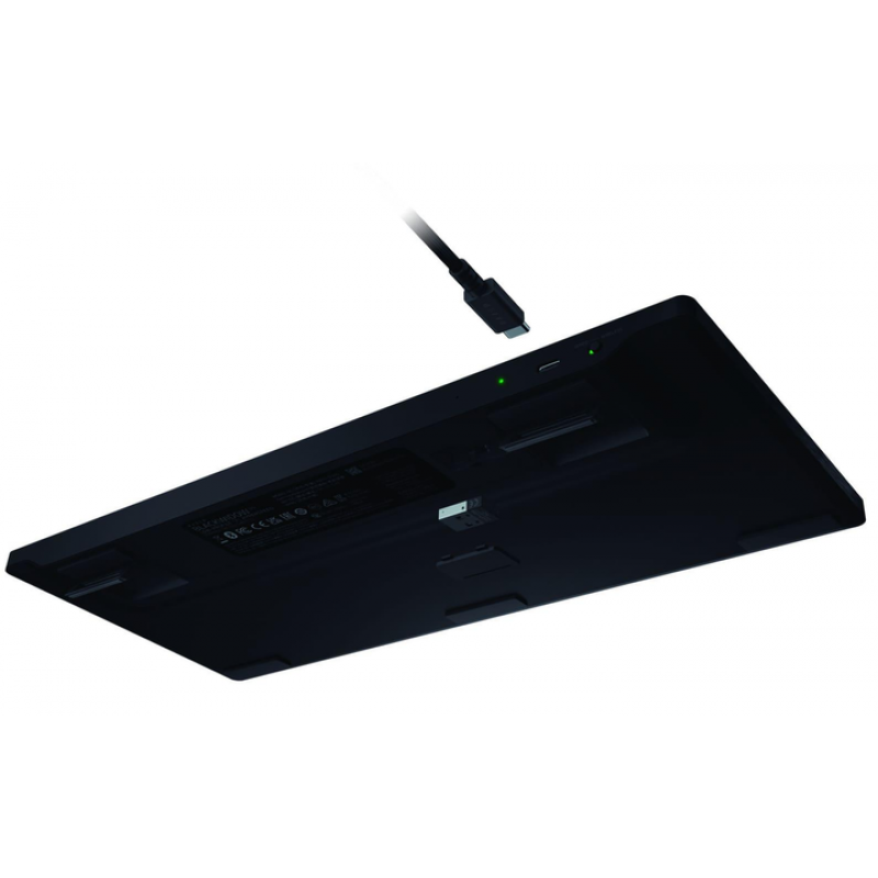 Клавіатура механічна RAZER BlackWidow V4 Low-Profile, TKL, Green switch (RZ03-05450500-R3M1)