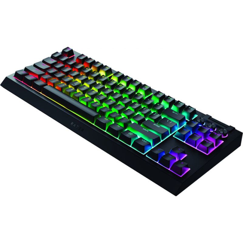 Клавіатура механічна RAZER BlackWidow V4 TKL, Hyperspeed, Orange switch (RZ03-05480100-R3M1)