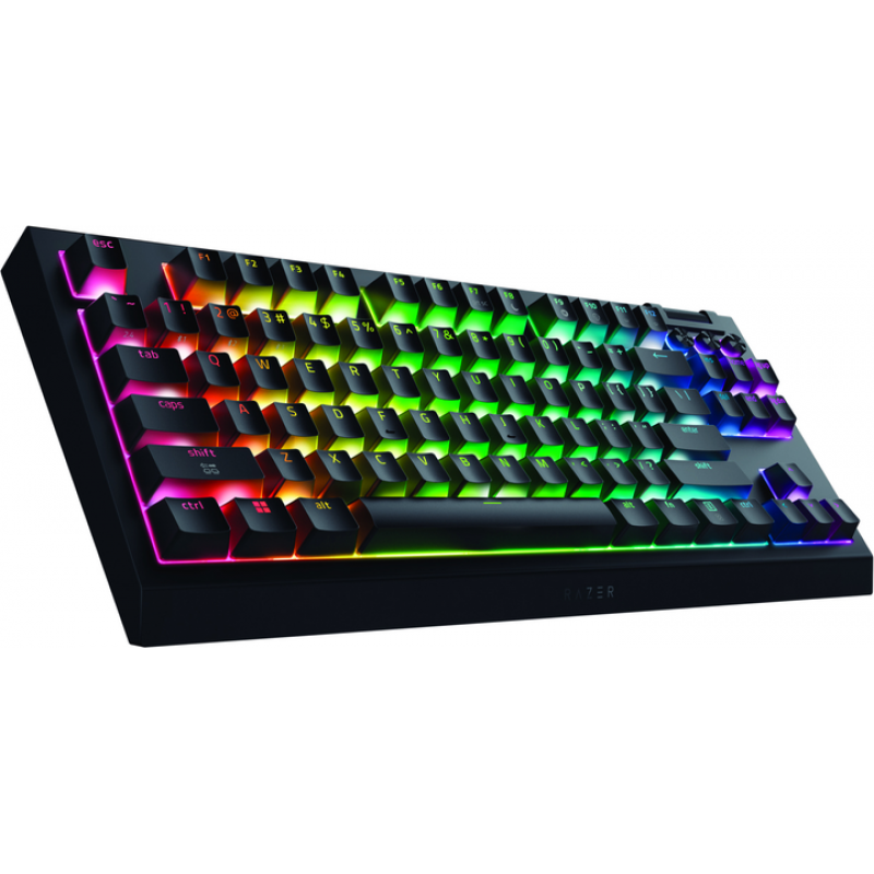 Клавіатура механічна RAZER BlackWidow V4 TKL, Hyperspeed, Orange switch (RZ03-05480100-R3M1)