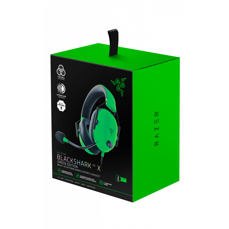 Гарнитура Razer BlackShark V2 X Green (RZ04-03240600-R3M1)