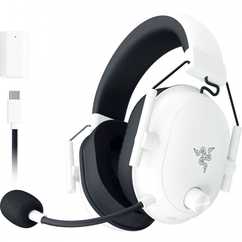 Гарнітура RAZER Blackshark V2 HyperSpeed Wireless, white (RZ04-04960200-R3M1)