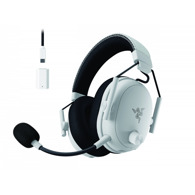 Гарнітура RAZER Blackshark V3 PRO Wireless, white (RZ04-05400200-R3M1)