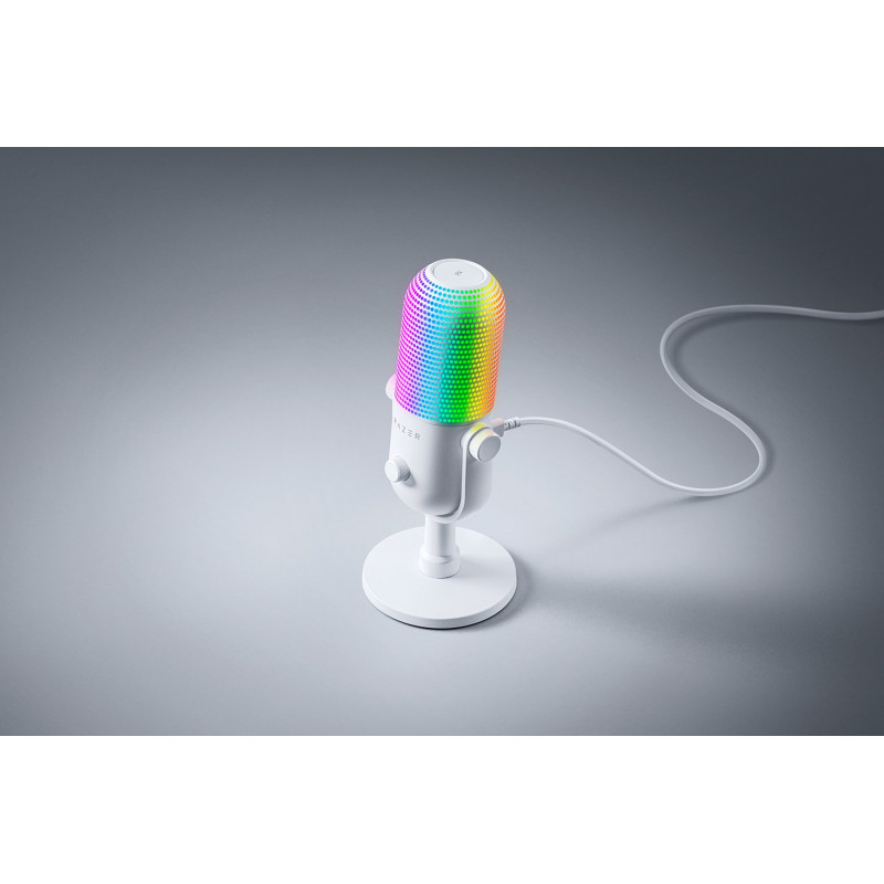 Мікрофон RAZER Seiren V3 Chroma, White (RZ19-05060200-R3M1)