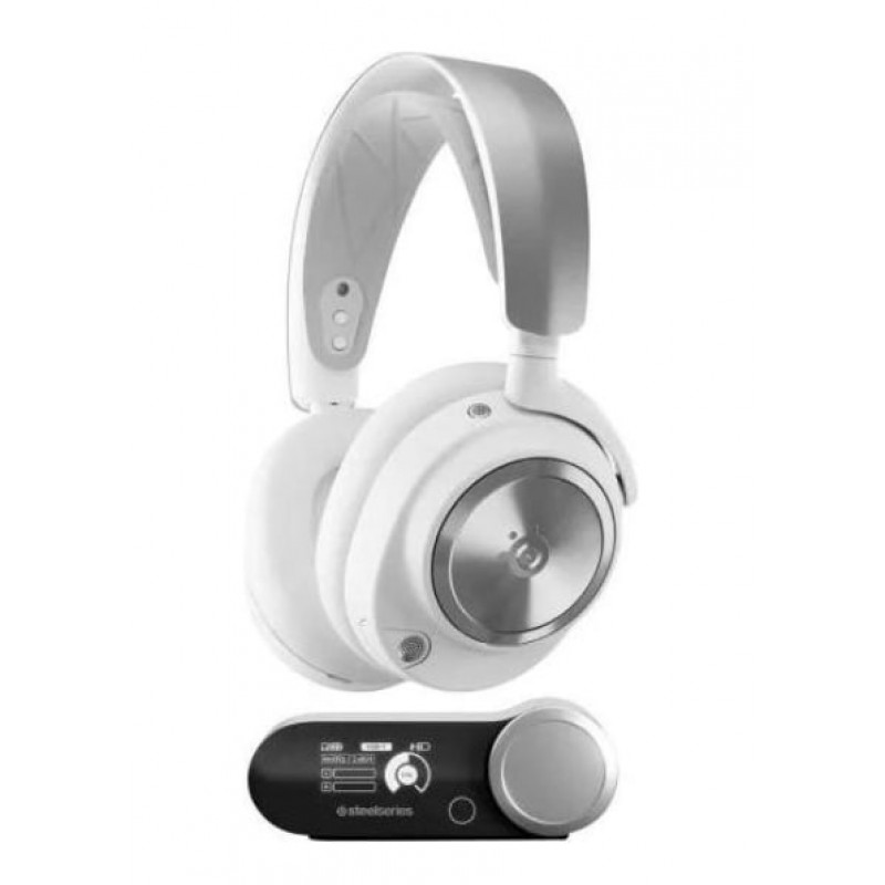 Гарнітура STEELSERIES Arctis Nova Pro Wireless, white (61524)