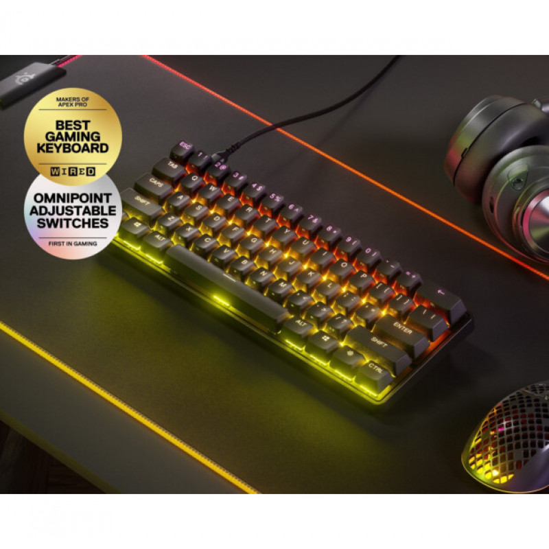 Клавіатура механічна STEELSERIES APEX PRO mini (64820)