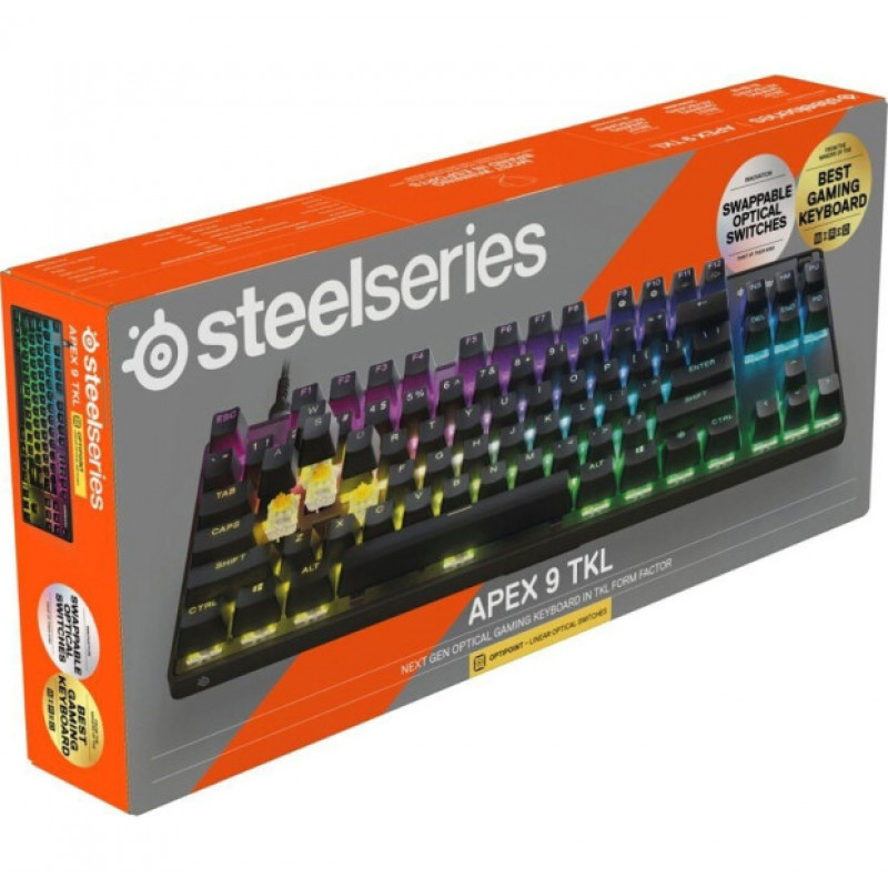 Клавіатура механічна STEELSERIES APEX 9, TKL (64847)