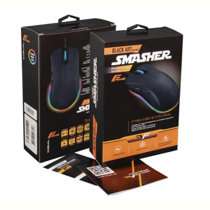 Мышь Frime Smasher Black (FMC2020)