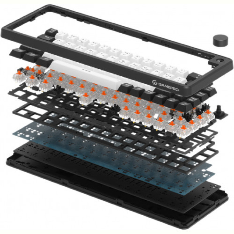 Клавиатура беспроводная GamePro Asgard Valhalla MK210B Pro Black
