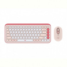 Комплект (клавіатура, миша) бездротовий Logitech Pop Icon Combo Rose (920-013142)